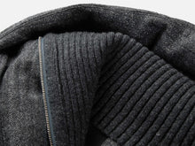 Wool-Blend Long Down Coat | Grey