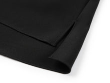 Silk Blend Sleeveless Straight-Fit Shirt | Black