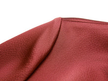 Waist-Defining Coat | Wine Red