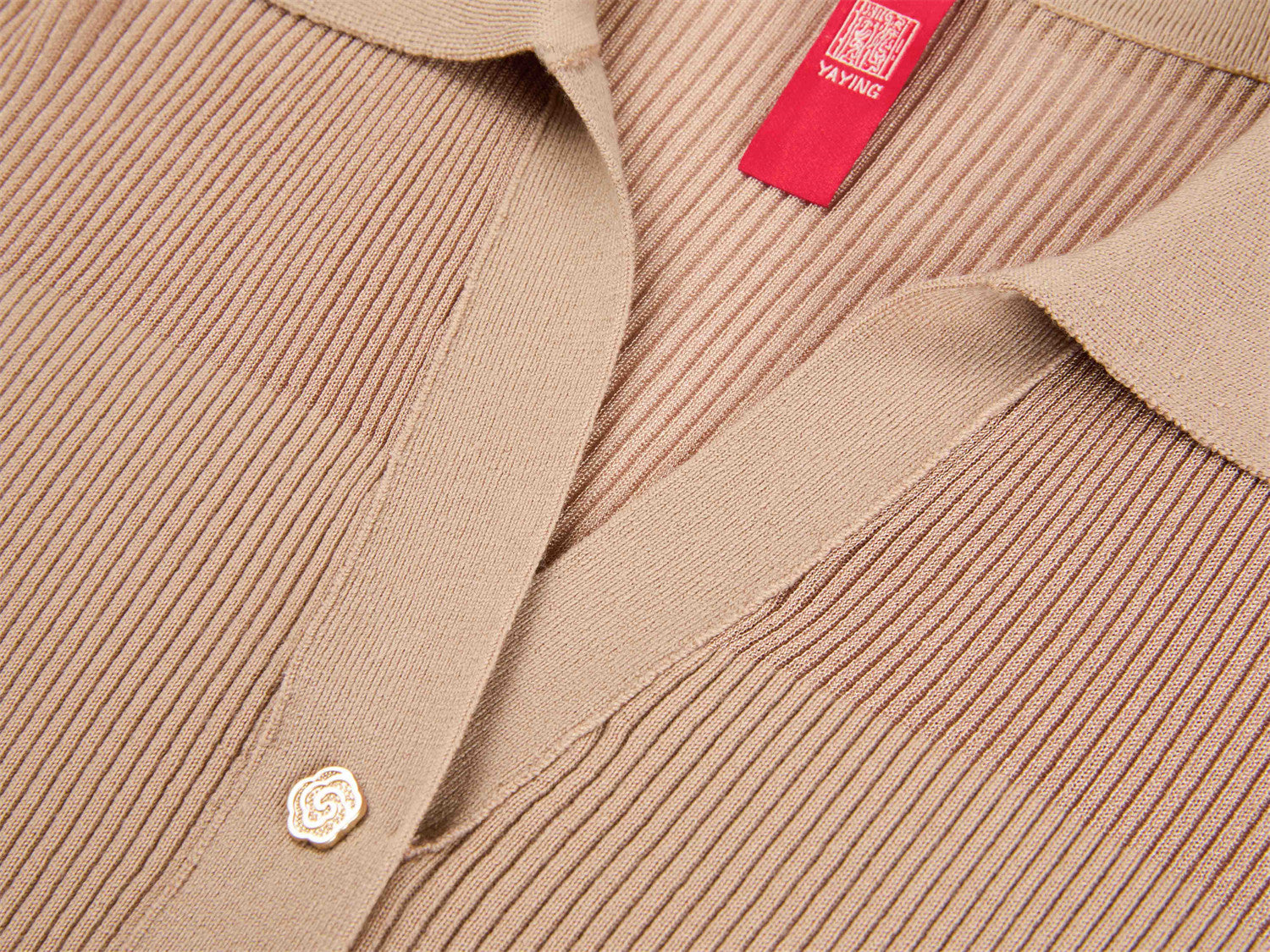 Premium Wool Knit Sweater | Camel