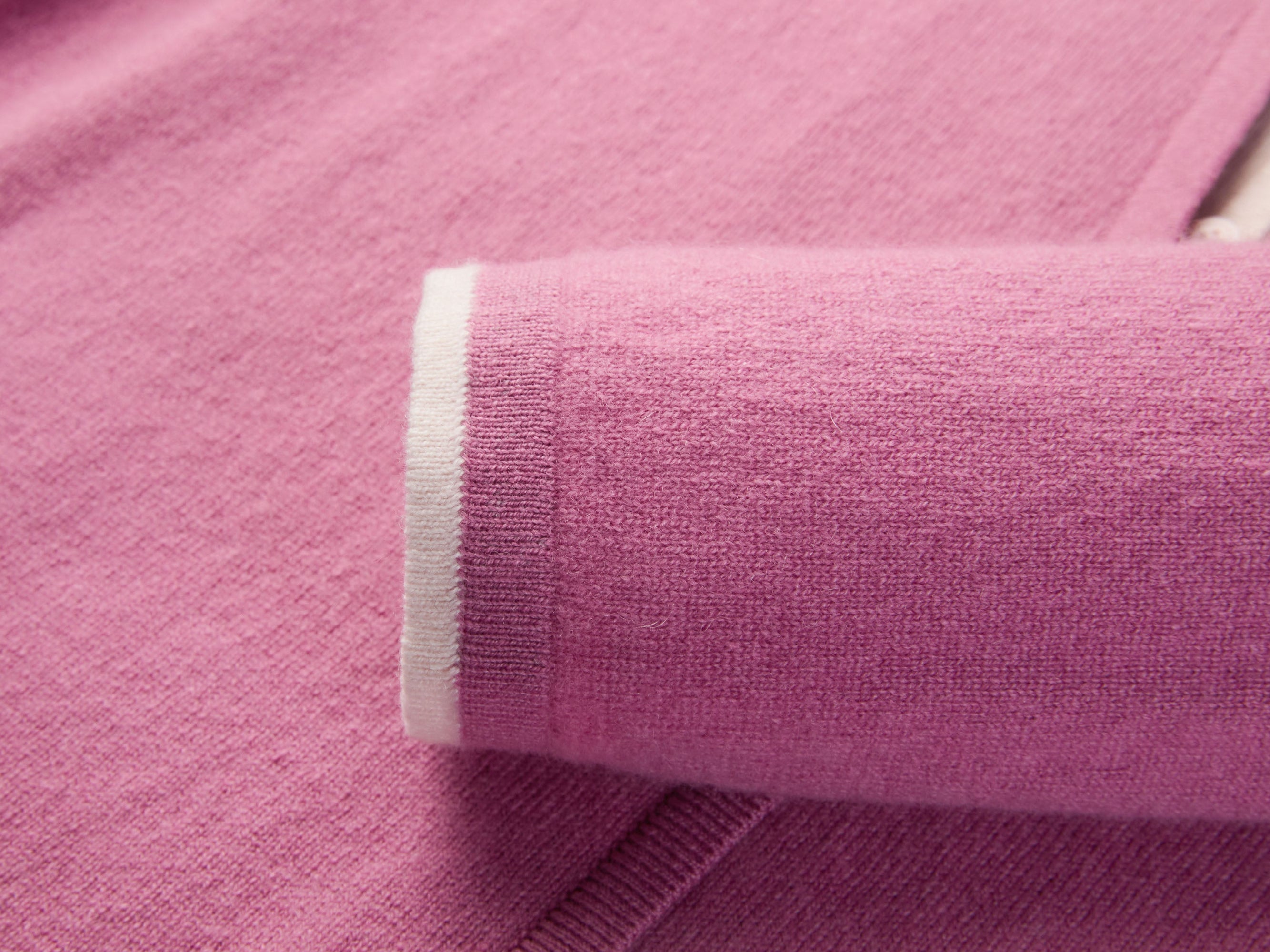 Layered Collar Soft Wool Cashmere Old Money Style Sweater | Pink