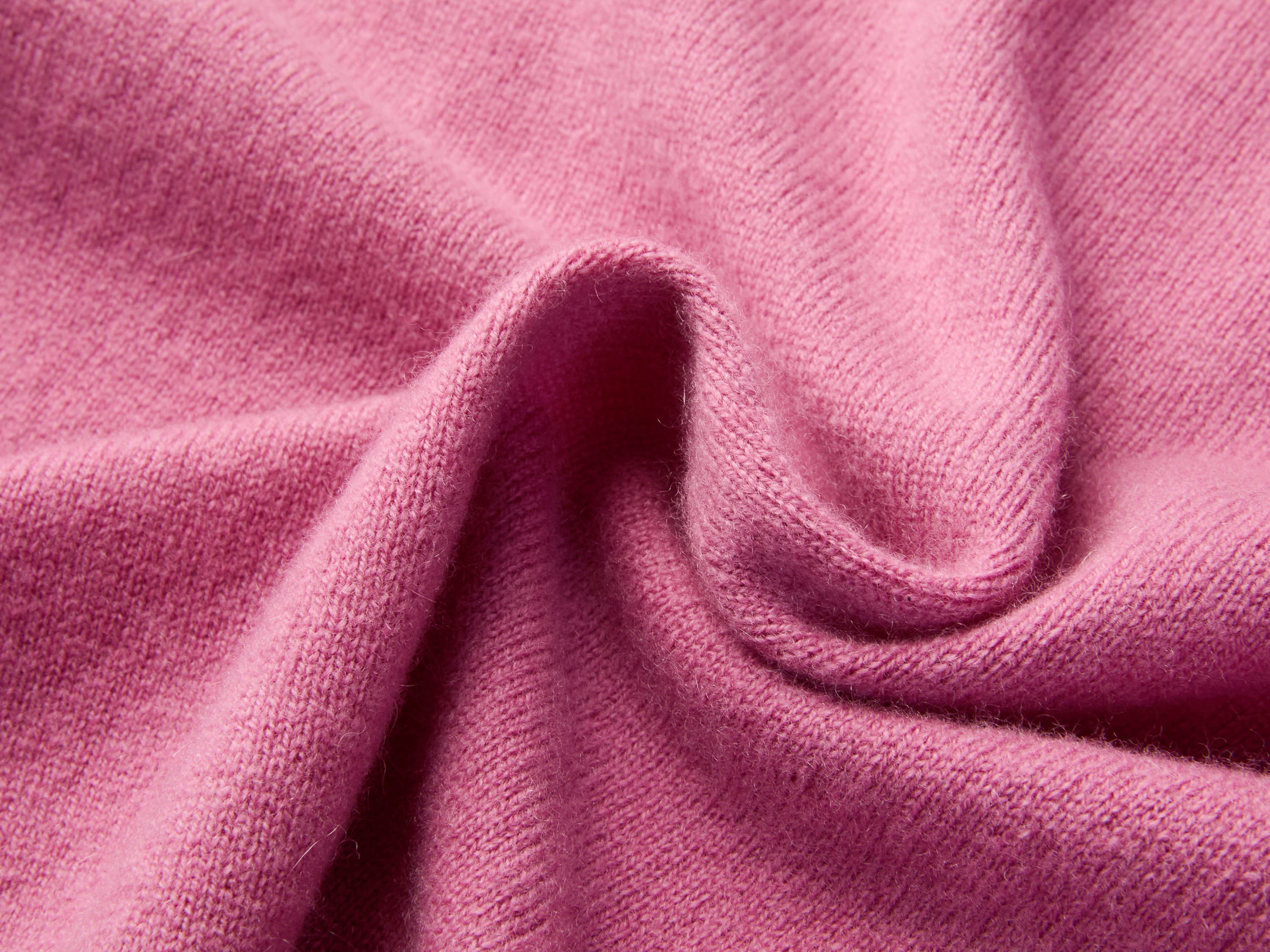 Layered Collar Soft Wool Cashmere Old Money Style Sweater | Pink