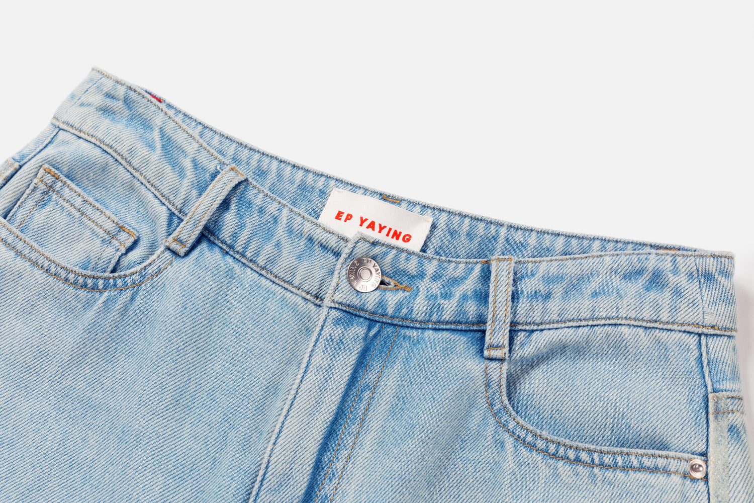 Vintage Straight-Leg Tencel Cotton jean | Blue