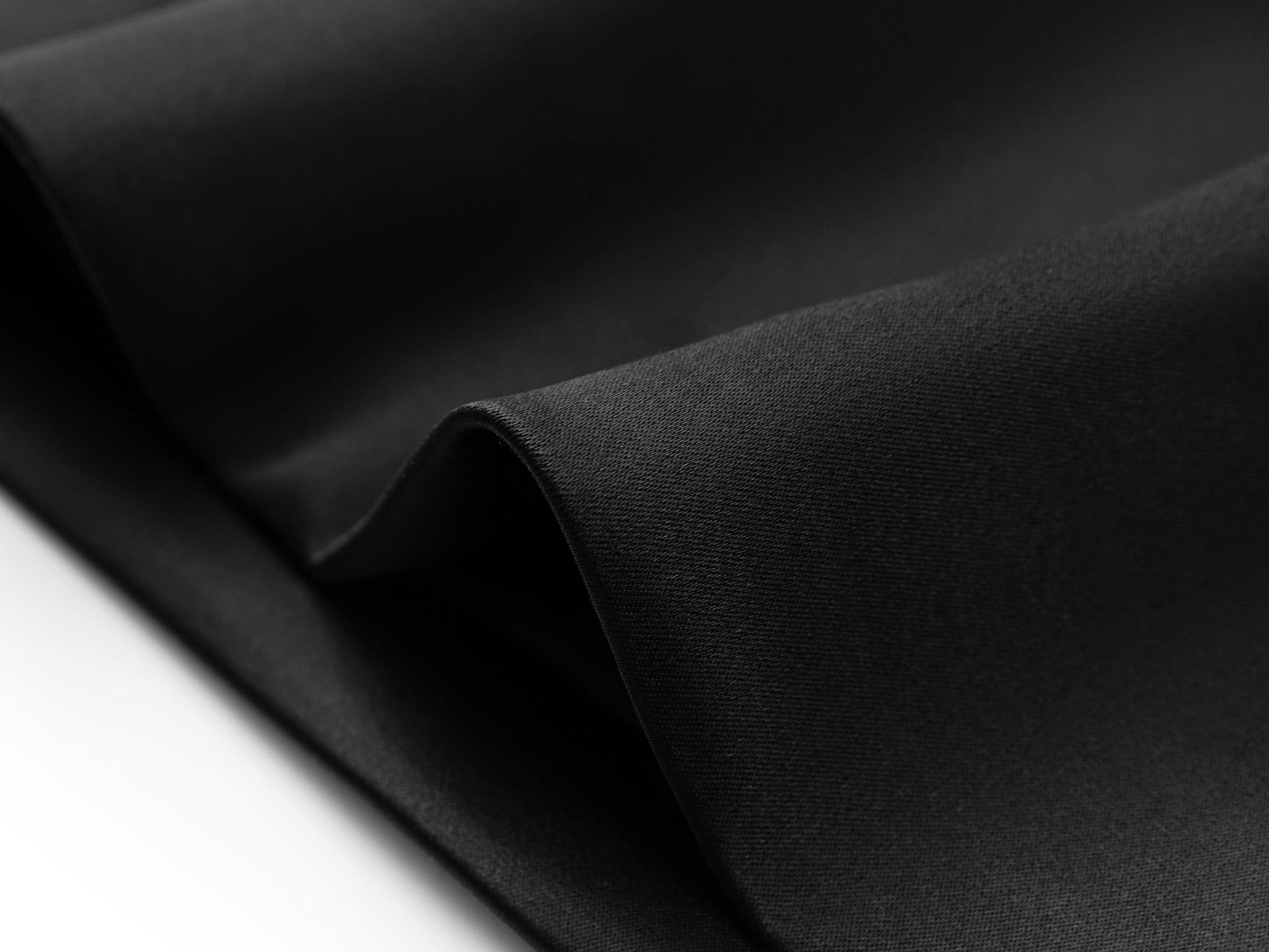 Elegant Acetate V-Neck Waist-Defining Dress | Black