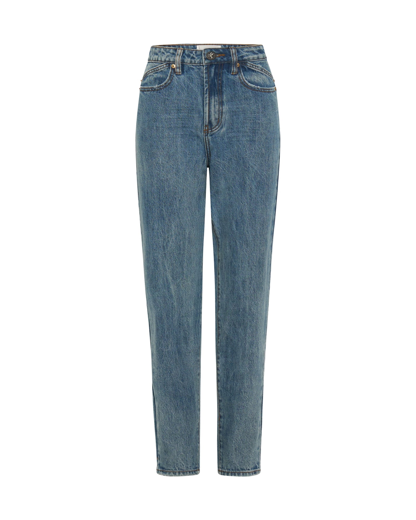 Legends High Waist Mom Fit Denim Jeans | Berlin Blue