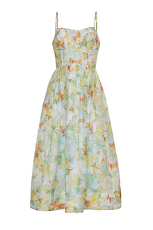 Alba Midi Dress | Terra Light Blue