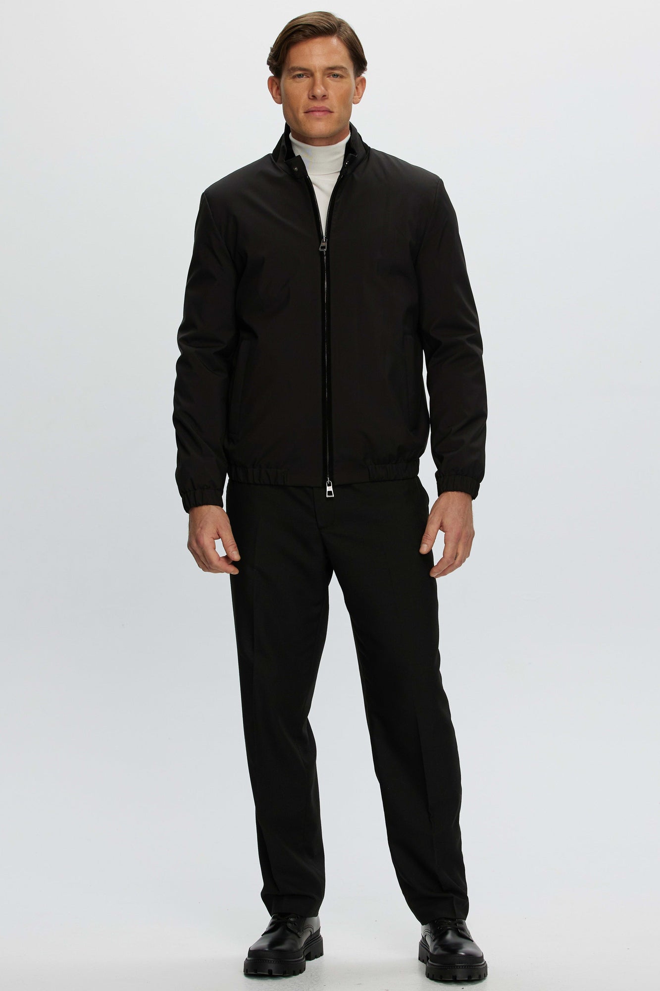 Jacket With Select Shearling Lamb Lining | Men | Black