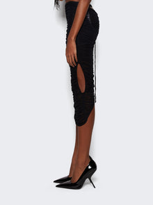 Women | Mugler | Draped Skirt | Black