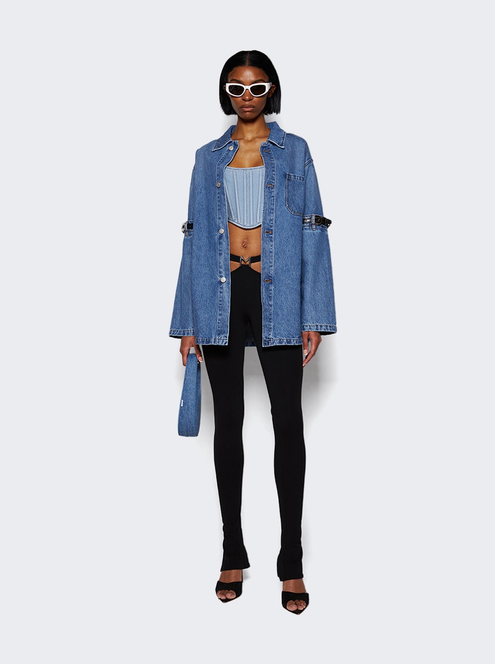 Women | Mugler | M Cut Out Pants | Black