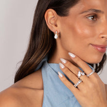 CZ Multi Pear Eternity Ring - Adina's Jewels