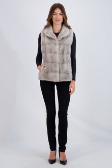 Mink Vest | Women | Sapphire