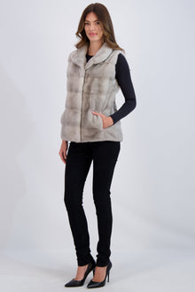 Mink Vest | Women | Sapphire