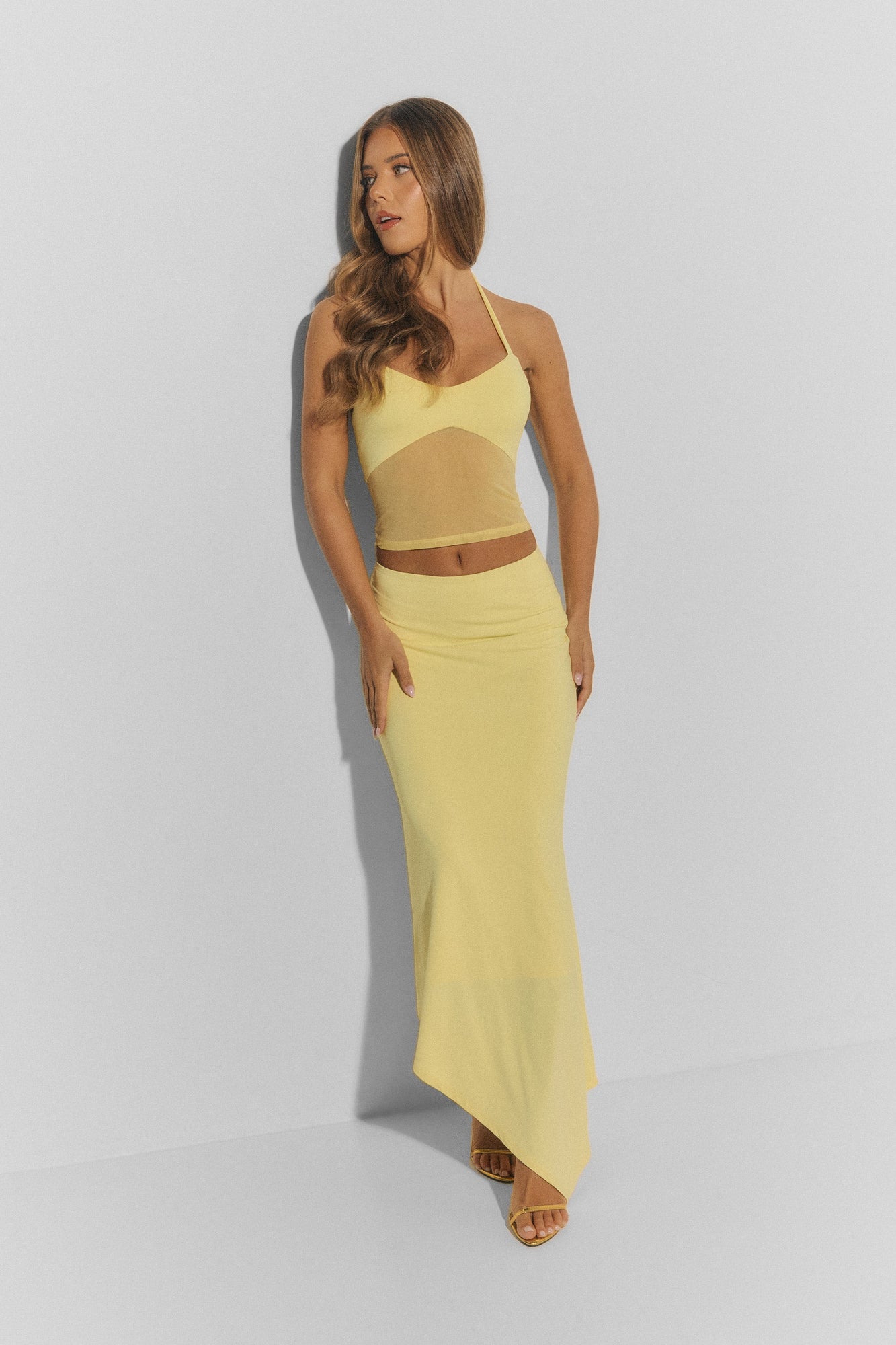 Lyra Maxi Skirt | Yellow