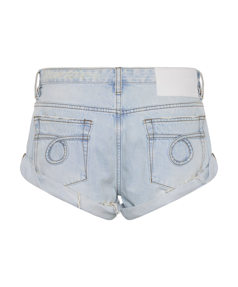 Bandits Low Waist Denim Shorts | Archived Casanova Blue