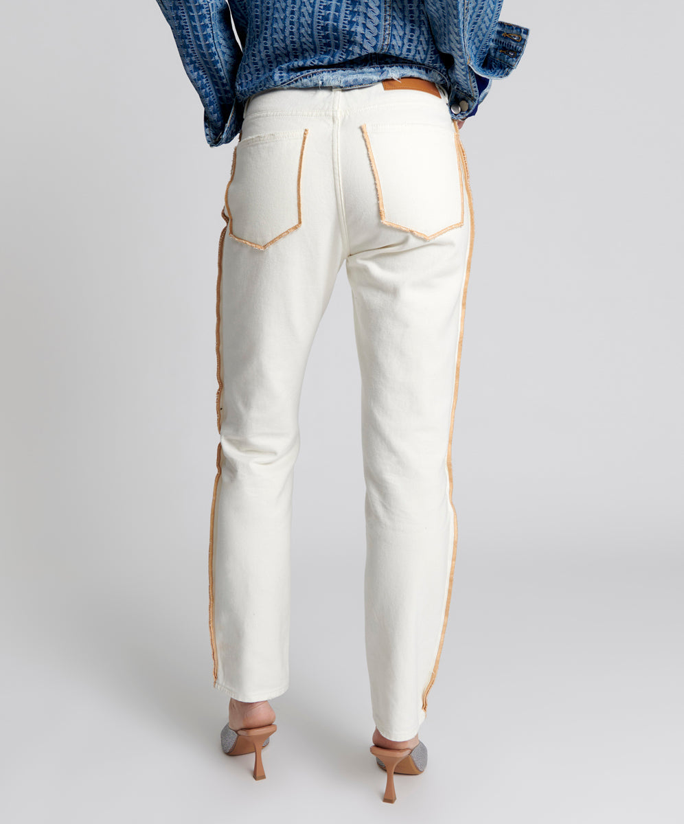 Awesome Baggies High Waist Straight Leg Denim Jeans | Pearl