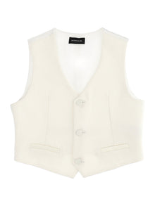 Boys | Satin Tuxedo Waistcoat | Butter