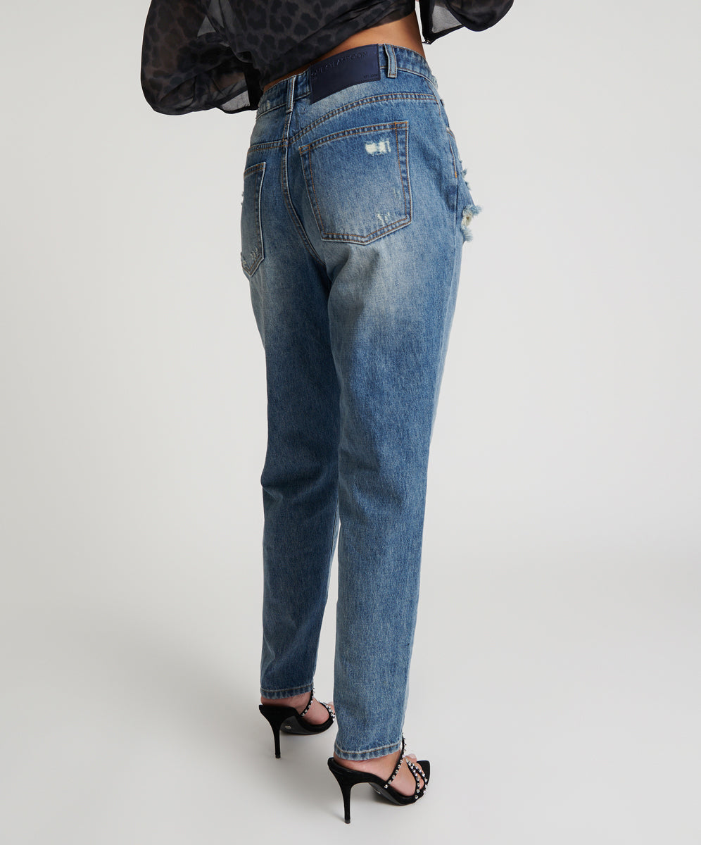 1982S High Waist Balloon Denim Jeans | Blue Love