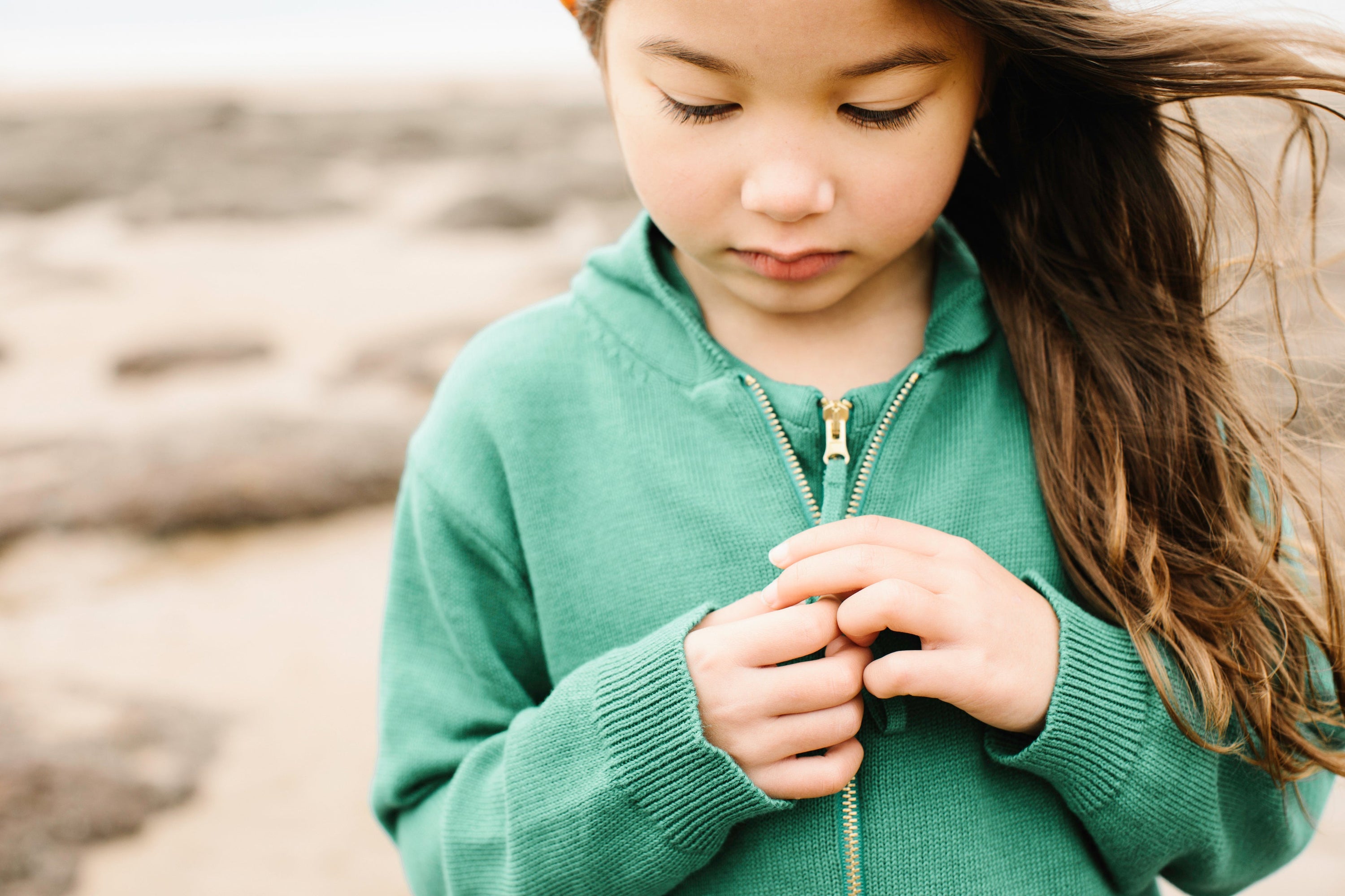 Organic Knit Cardigan | Archipelago Blue