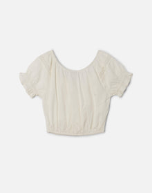 Womens | Pattie Puff Sleeve Blouse | Vintage White