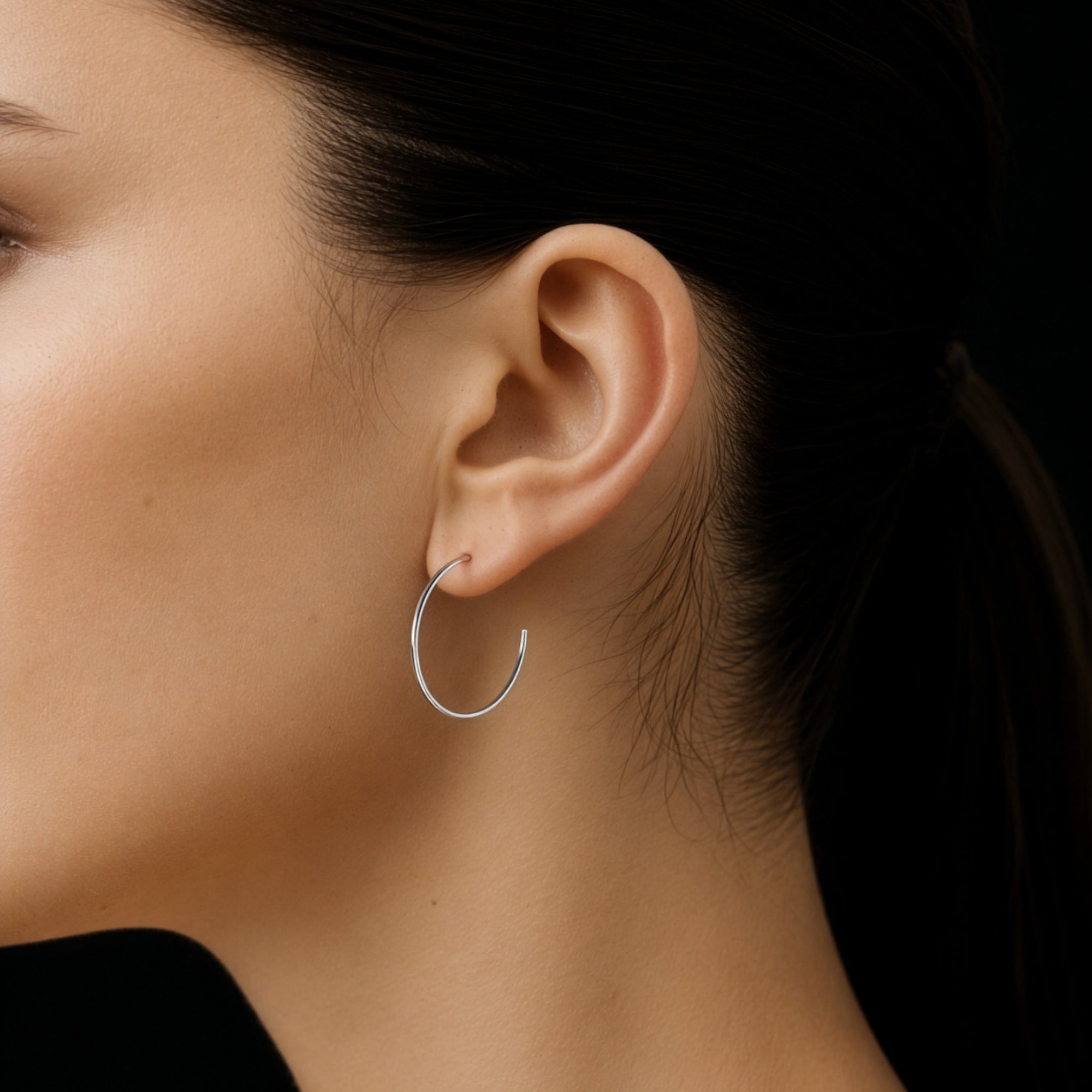 Hoop Earrings | Sterling Silver