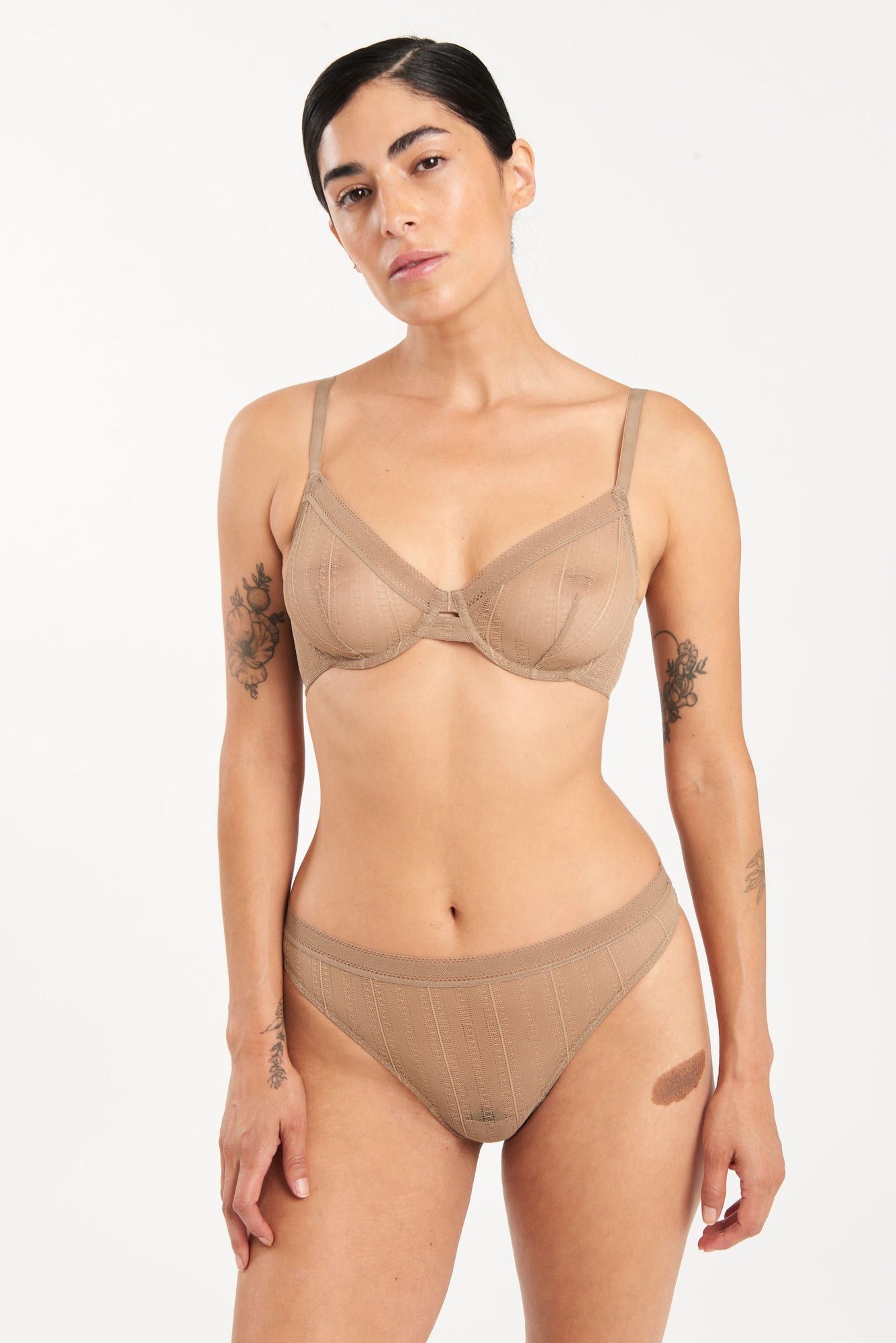 Izzy Underwire Bra | Taupe