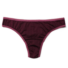 3-Pack MoveCalm Natural Rise Thong | Pearl/Marshmallow - Dried Cherry/Damson Plum- Black/Granite