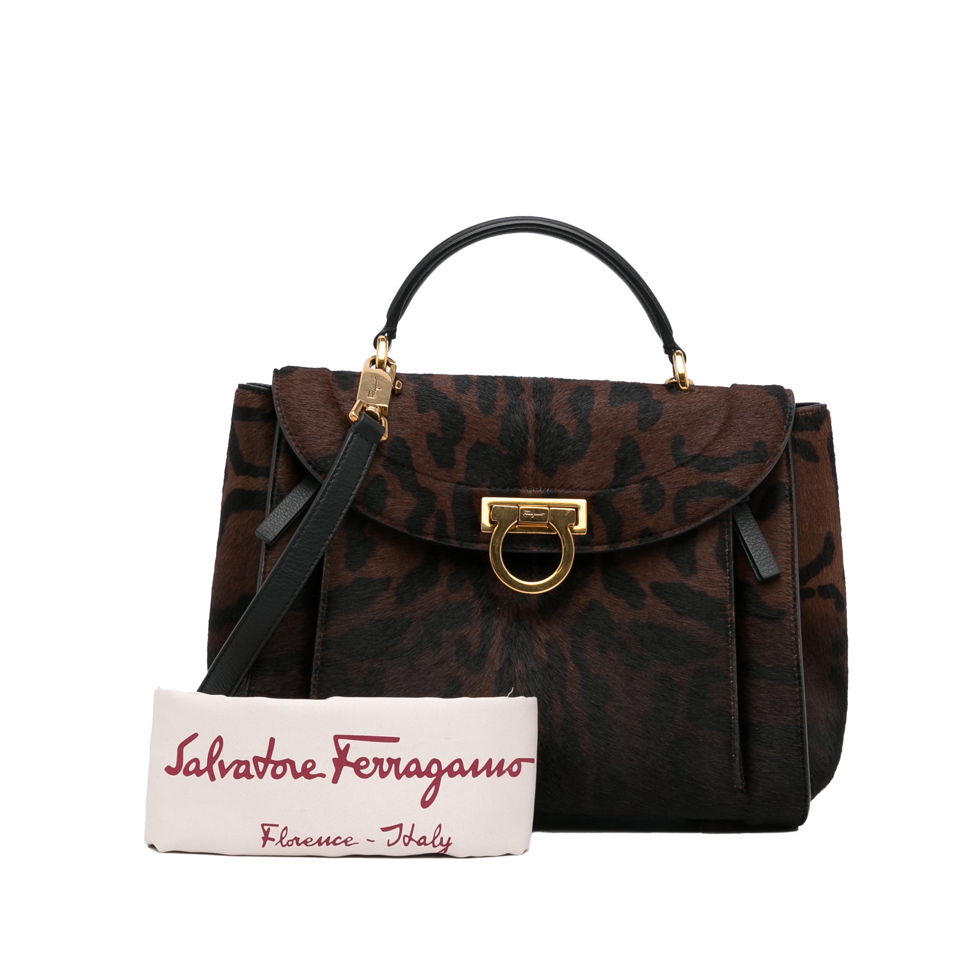 Ferragamo Pre-Owned Gancini Sofia Satchel | Women | Brown x Dark Brown