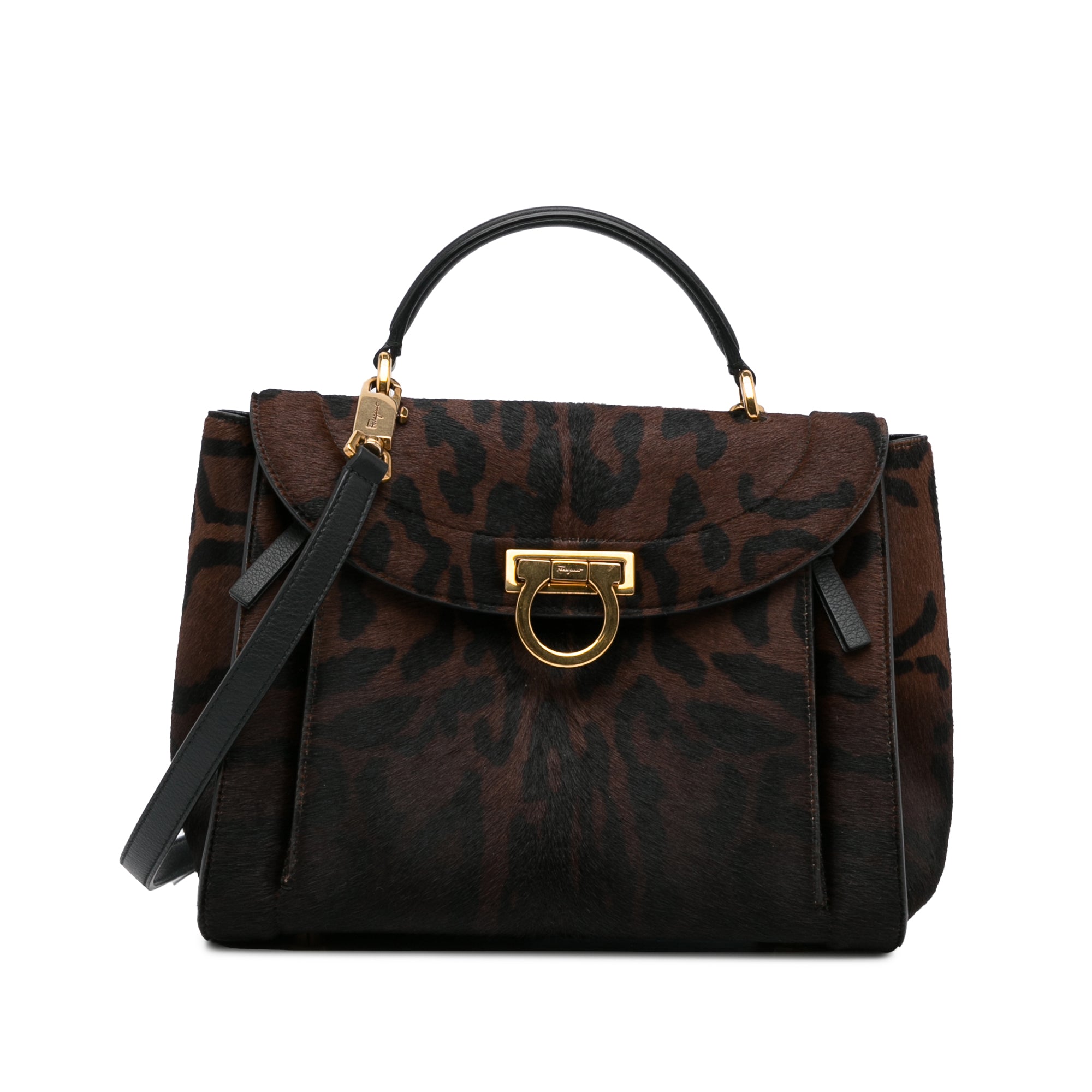 Ferragamo Pre-Owned Gancini Sofia Satchel | Women | Brown x Dark Brown