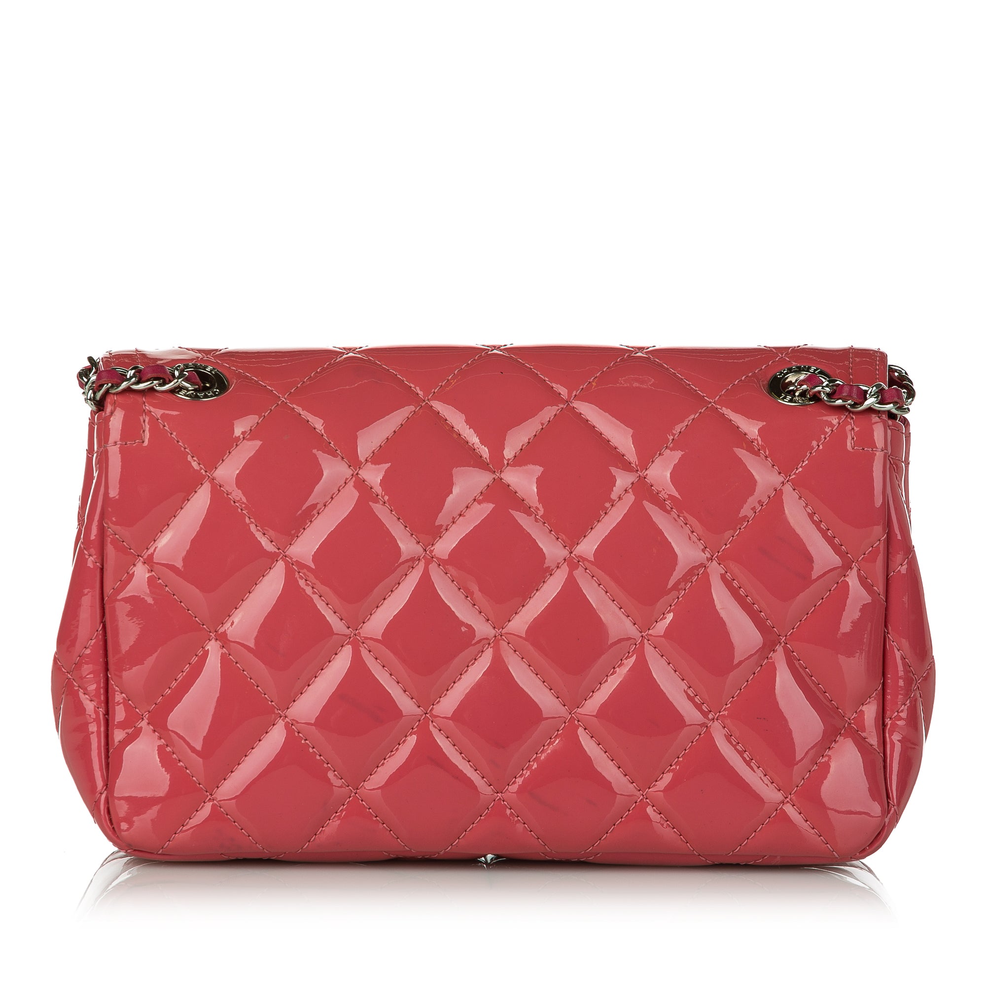 Chanel Pre-Owned Small Patent Coco Shine Flap | Women | Pink