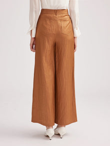 Straight Leg Suit Pants | Brown