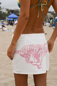 Delia Mini Skirt | White