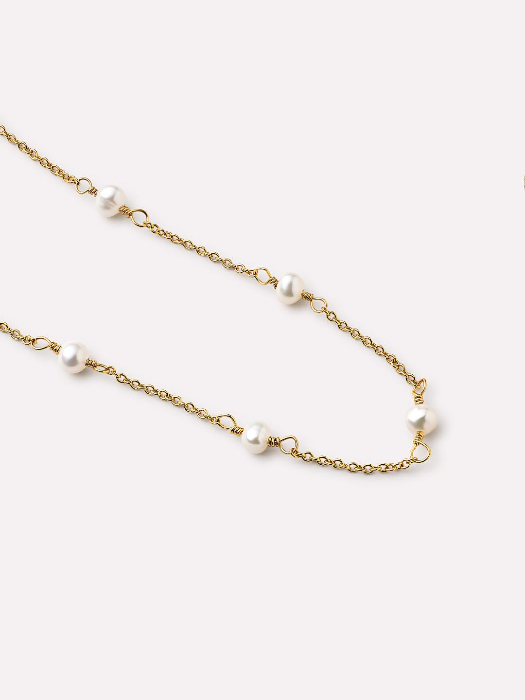 14K Gold Plated Freshwater Pearls Summer Sea Beach Anklet Chain Anklets For Women Ana Luisa Crew Dori