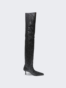 Women | alexanderwang | Viola 65 High Hip Boot Asphalt