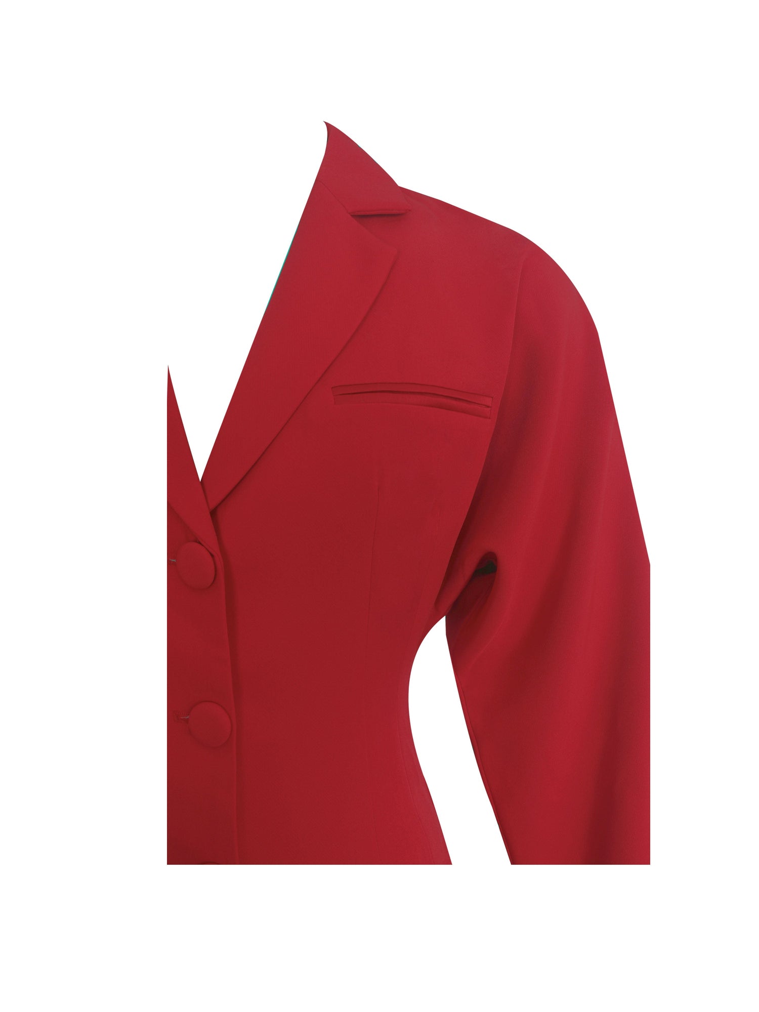 Blythe Batwing Blazer Mini Dress | Cherry Red
