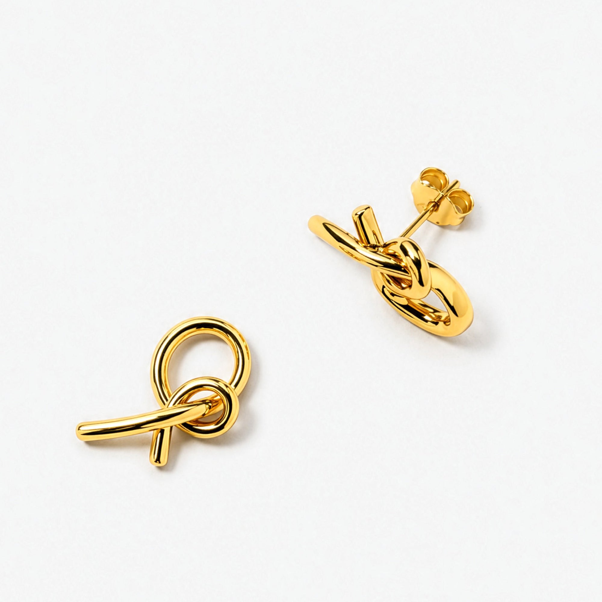 Ojigi Earrings | 18K Gold Plated on Brass