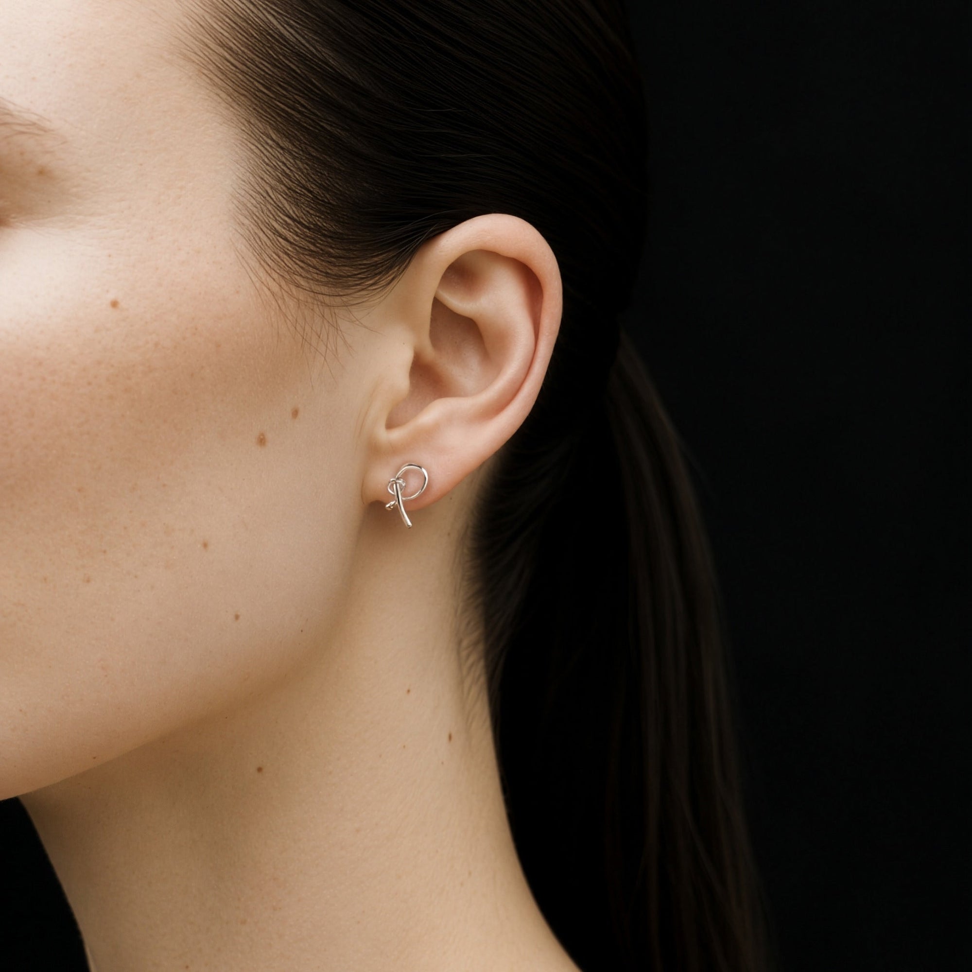Ojigi Earrings | Sterling Silver