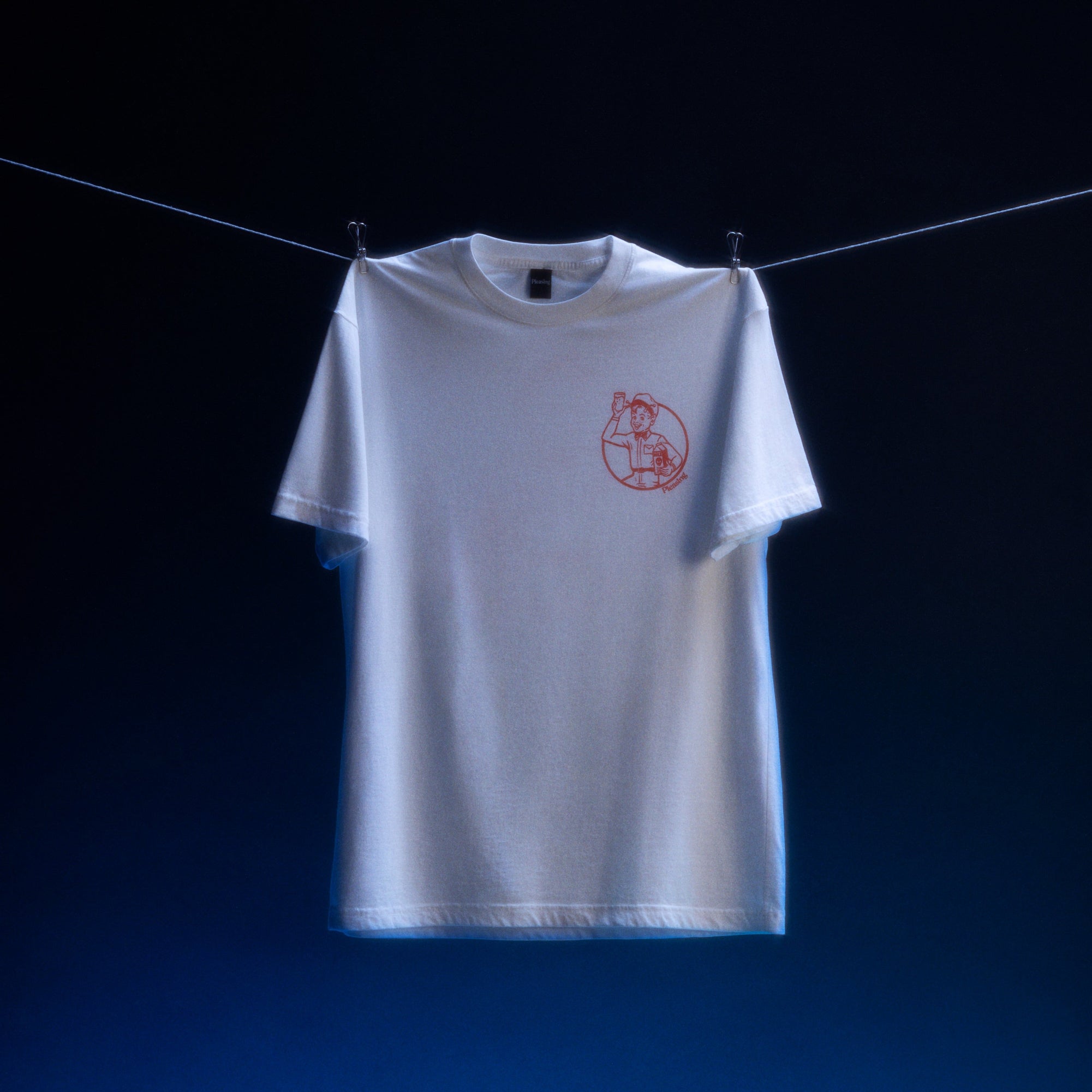 The AstroMilk Man Tee | White