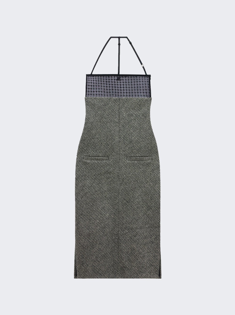 Women | Courrèges | Lingerie Bigout Caviar Long Dress | Black & White