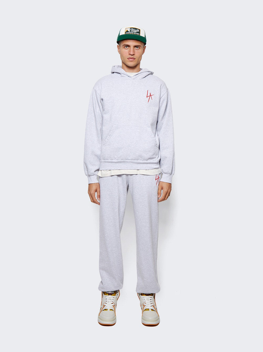 Men | Just Don | Basketball Courtside High-top Sneakers Leopard