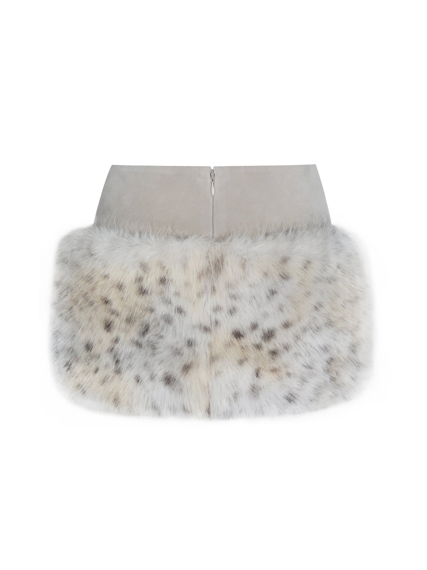 Sariah Suede Cheetah Low-Waisted Micro Skirt | Tan