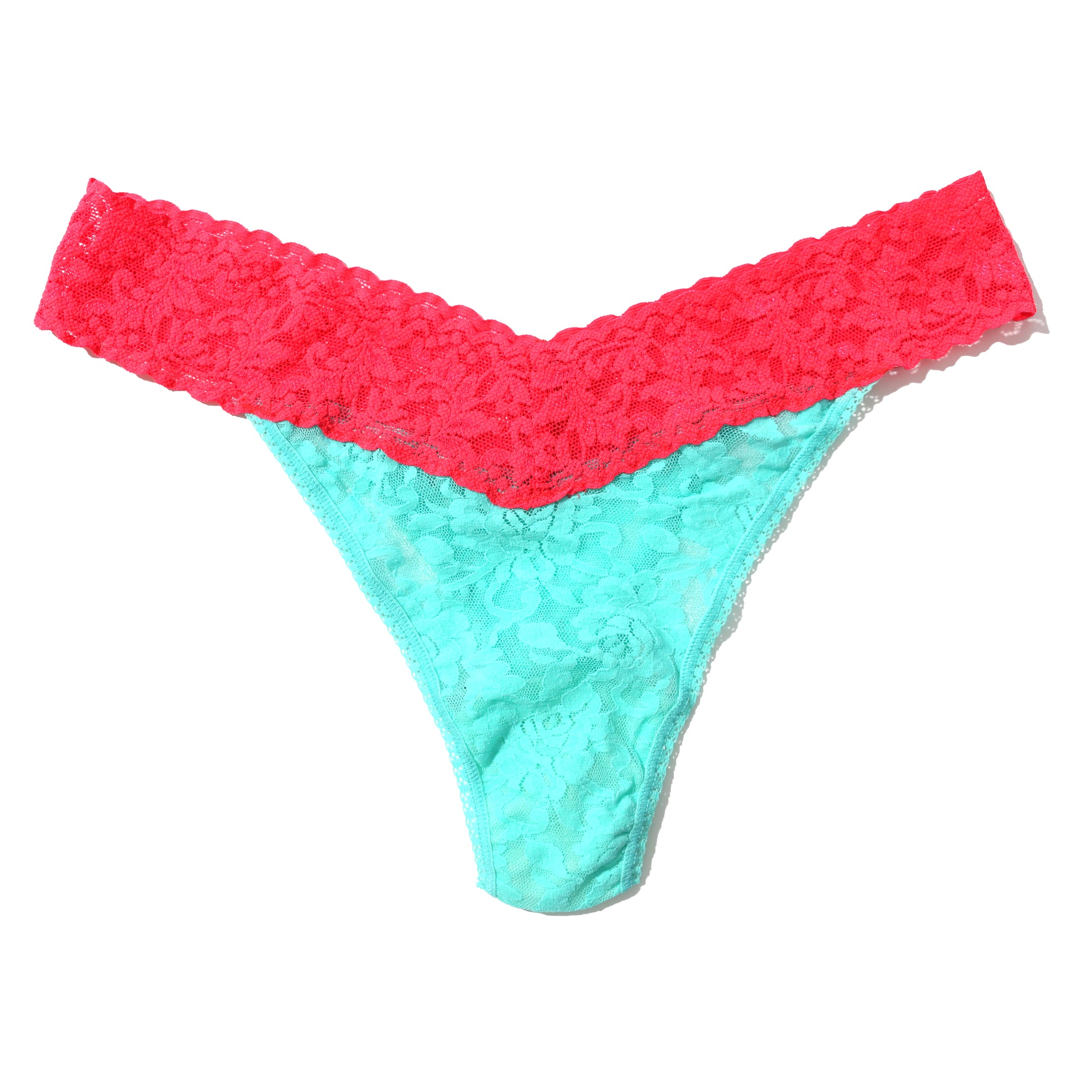 Signature Lace Original Rise Thong | Baqb/Crlg