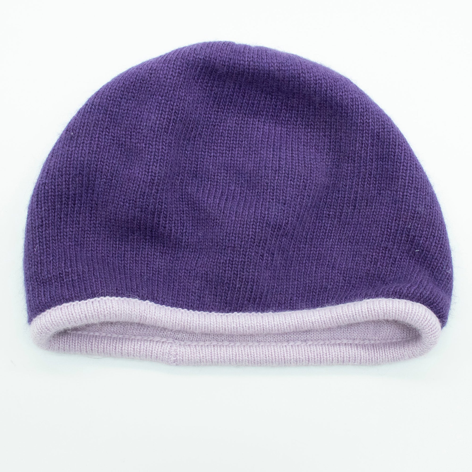 Kids Slouchy Hat Two Tone | Purple