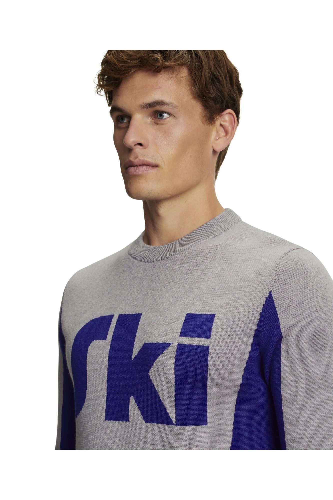 Men | SK Crew Neck Pullover | Grey-Heath