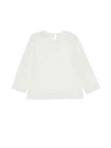 Girls | Long-Sleeved Jersey T-Shirt | Cream