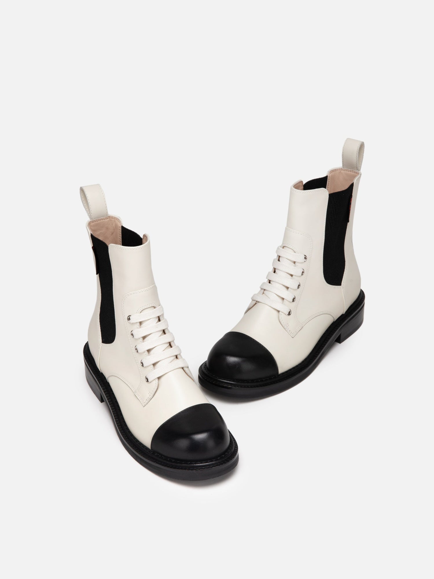 Color-Block Boot | White