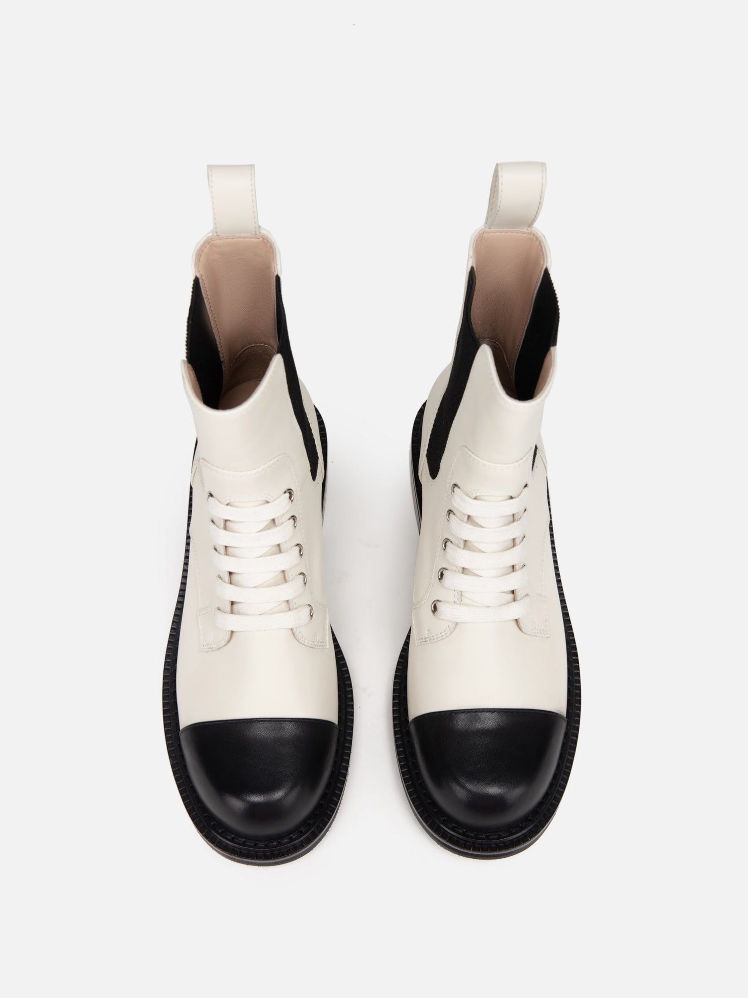 Color-Block Boot | White