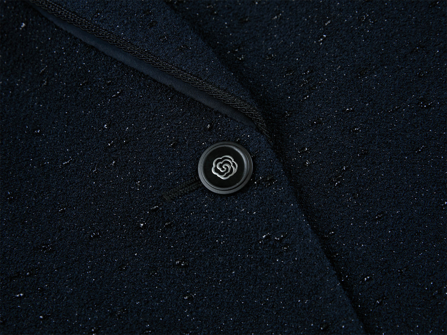 Wool Tweed Blazer | Black
