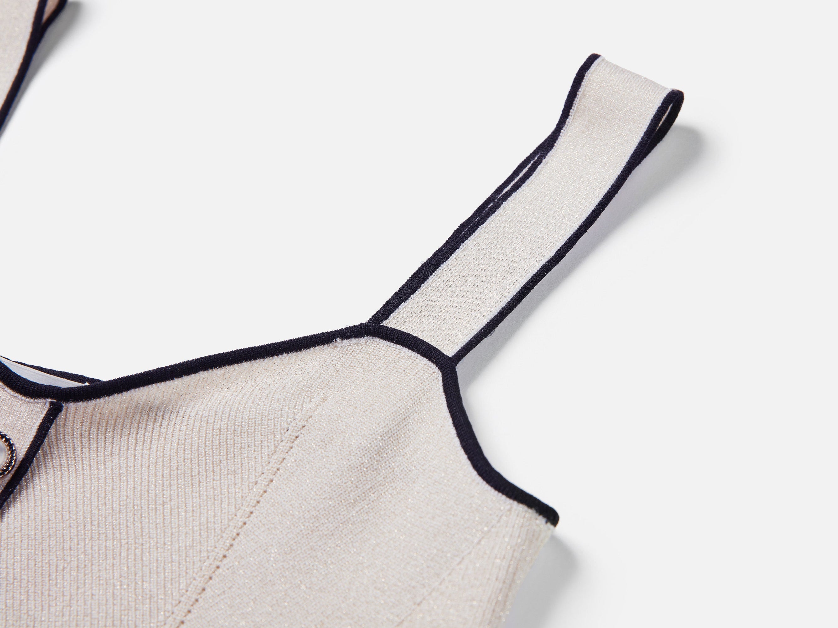 Crepe Vest | Beige