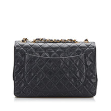 Chanel Pre-Owned Maxi XL Classic Lambskin Single Flap | Women | Black (V1)