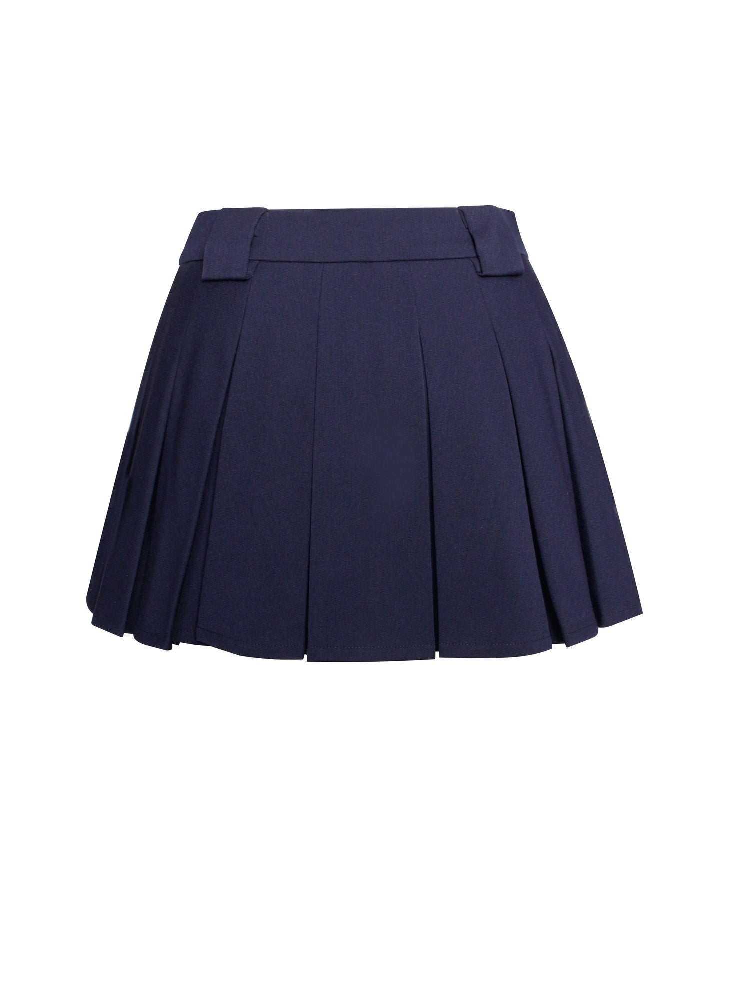 Nasya Pleated Mini Skort | Navy Blue